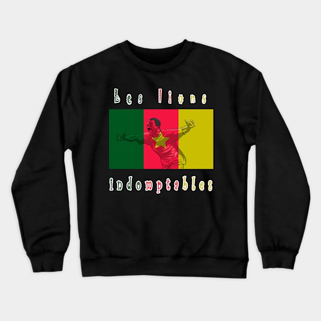 Les lions indomptables Crewneck Sweatshirt by Kyomaw